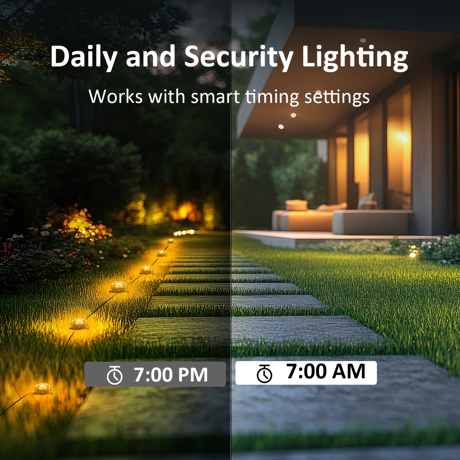 [RGB Pathway Lights] 200ft/150ft/100ft/50ft Outdoor Ground Lights, RGB Pathway Lights With Waterproof, Color Changing, Remote & App Control, Timer Function, Patio Deco For Lawn Yard Garden