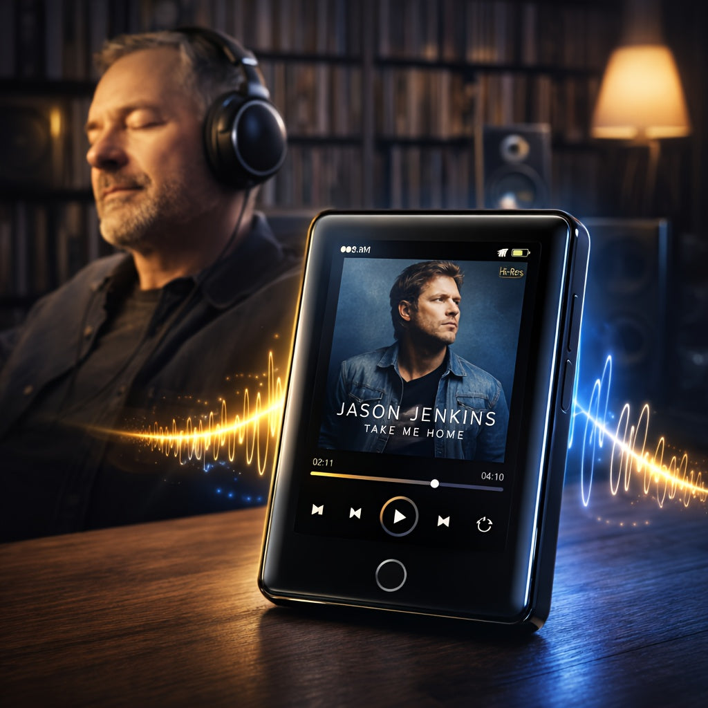 High-fidelity Touchscreen MP3 Player, Equipped with A 2.4-inch IPS HD Display, Supporting Music/video Playback, E-book Reading And Recording Functions, 128GB Expandable Storage Space, Suitable for Running, Traveling And Learning Scenarios.