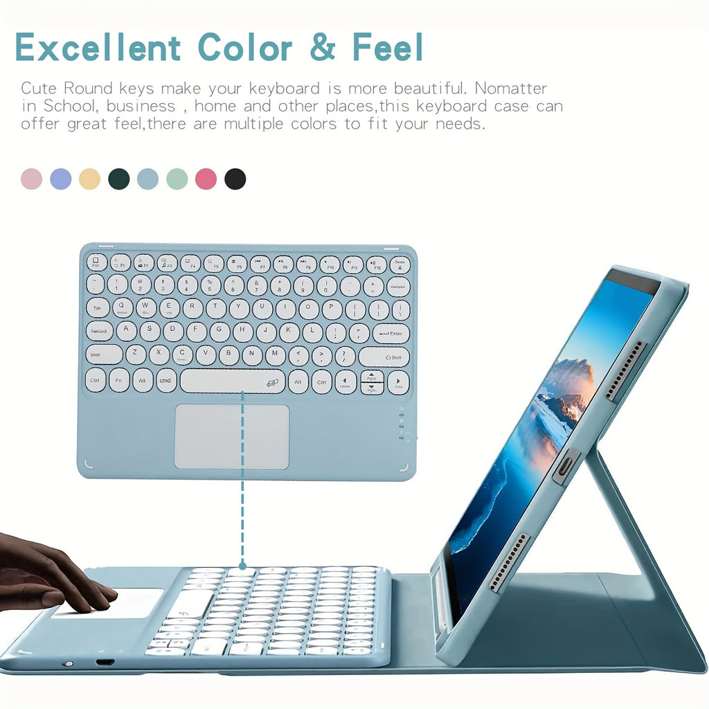 [Multi-Product Links]Kolude 360° Rotatable Chocolate Keyboard Case for Ipad Pro 11 Inch/ for Ipad Air 5Th And 4Th/ for Ipad 10Th Generation With/ for Ipad 9Th Gen 2021/8Th 2020/7Th 2019/ for Ipad Air 3/ for Ipad Pro 10.5 with Keyboard And Mouse