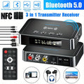 Wireless Transmitter Receiver, Wireless 3.5Mm Adapter, AUX NFC to 2 RCA Audio