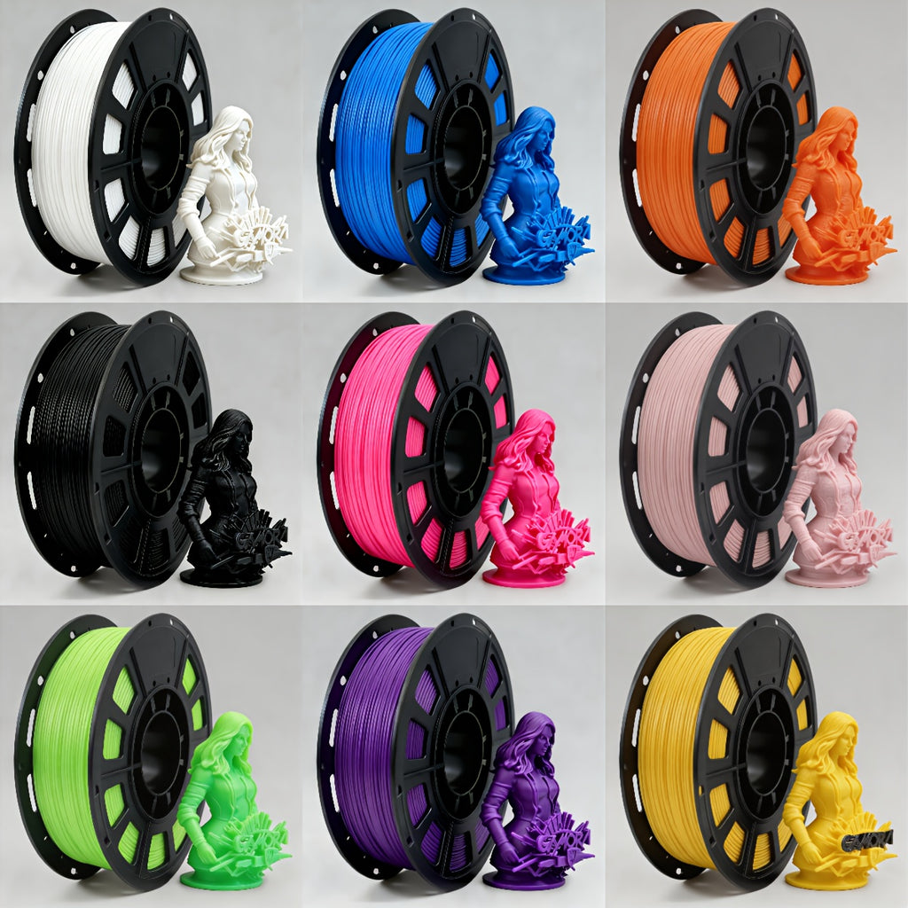 Special Consumables for PLA 3D Printers, Weighing 250G (0.55LB), Featuring 1.75Mm Fiber Diameter And a Dimensional Accuracy of +/-0.02Mm, Available in Various Colors, with Low Warping, Packaged in a Vacuum Box
