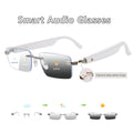 New Smart Glasses with Auto-tinting Lenses That Automatically Transform into Fashion Glasses in Sunlight. Built-in Microphone and Speaker for HD Voice Calls and HiFi Music Quality. Smart Audio Glasses, Ideal for Sports, Driving, Fishing, and Daily