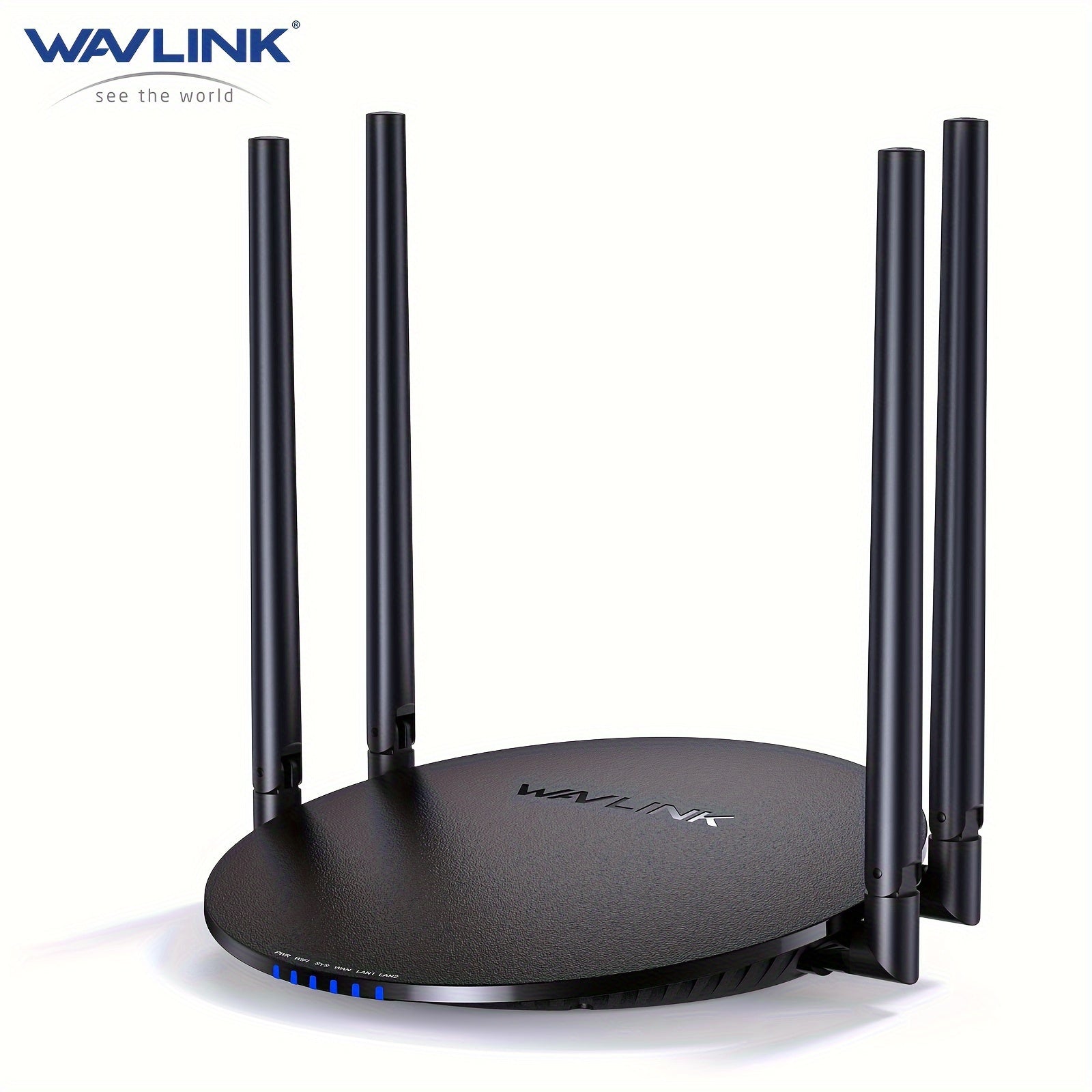WAVLINK Wireless Router 1200Mbps, Dual Band 5Ghz 2.4Ghz Wifi 5 Router with 1000Mbps WAN/LAN, Long Range Coverage for Home And Office, Supports Router/Access Point/Repeater Mode