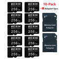 KEXIN 10 Pack High-Speed Micro SD Cards TF Memory Cards Suitable for Smartphones, Tablets, Cameras, Pcs, Car Audio Systems, And Game Consoles - Sturdy And Dependable Multi-Device Storage with SD Adapter /256MB