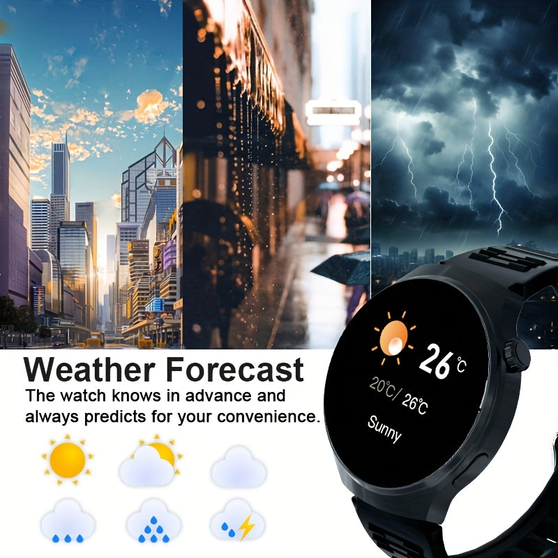 Valentine's Day Gift - Smartwatch, 1.52-inch High-definition Full Touch Screen, Unisex - Wireless Calls/text Messages/multiple Sports Modes/remote Camera Control/fitness Tracker, Compatible with Android And iPhone, USB Charging, Alloy Case/silicone