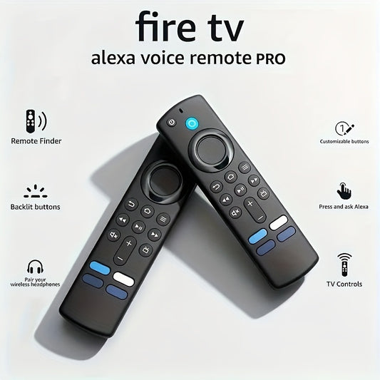 [Alexa Voice Remote 6.0] 4K HD Portable Smart TV Stick Remote Control, Compatible with Fire TV, Universal for Smart Home, Small And Easy to Use, Backlit Buttons, Ergonomic Design, Suitable for Home, Outdoor And Office Use.