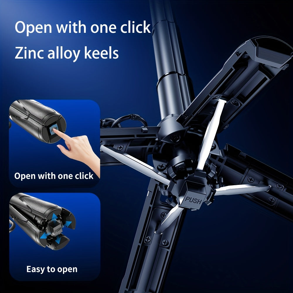The Mini Selfie Stick Three In One Phone Stand Is Equipped With A 16 Inch Extendable Selfie Stick And A One Click Unfolded Stand. Featuring DSLR Style Grip And Wireless Remote Control. Suitable For Concerts, Hiking, And Desktop Live Streaming
