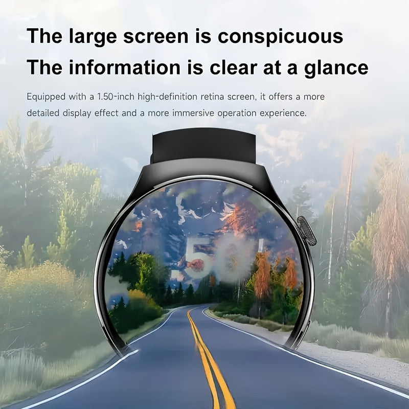 Valentine'S Day Gift - a Popular New Silicone Strap Smartwatch, Suitable for Both Men And Women, Capable of Making/Receiving Calls, Step Counting, Calorie Tracking, Multiple Sports Modes, Remote Camera Control, Music Playback, Alarm Reminders