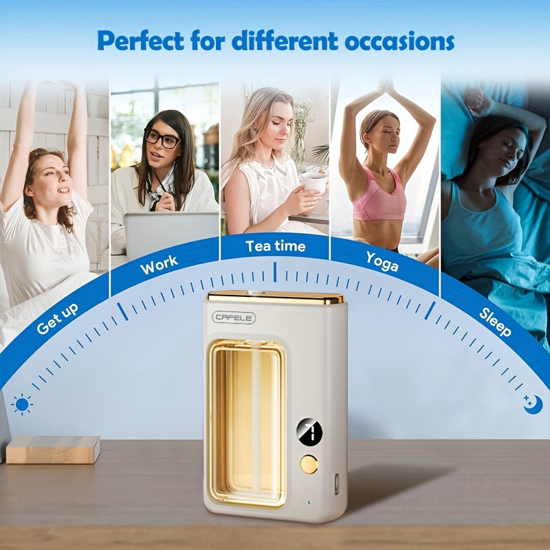 1 Aroma Diffuser + 1/3/5 Bottles Of Perfume Set Diffuser For Home, Large Capacity Diffuser, Bedroom Humidifier, Essential Oil Diffuser With 1/3 Bottles Of Essential Oils, 7-level Adjustment, Usb-Powered Device, Auto Shut-Off