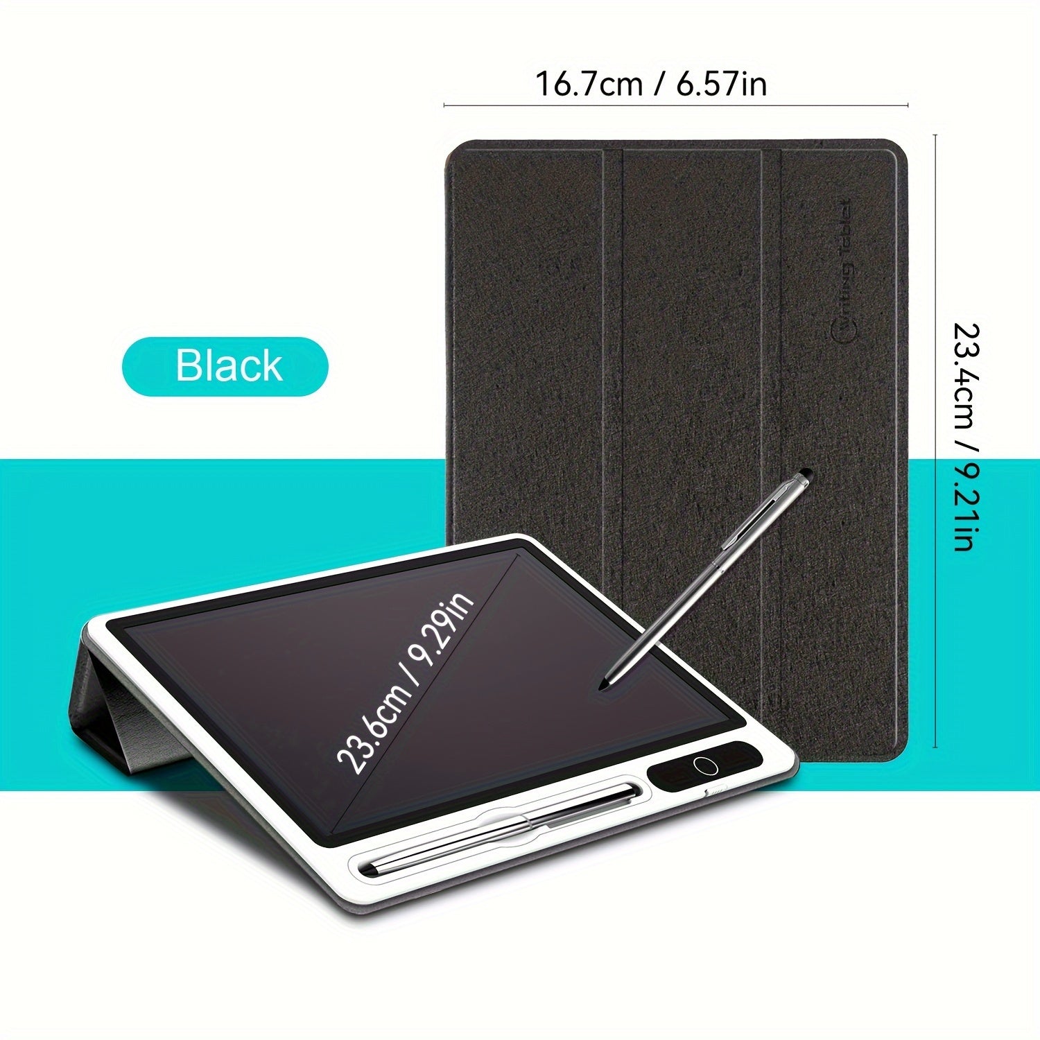 10.1 Inch Large Screen LCD Notebook - Digital Handwriting Pad With Protective Case, Electronic Drawing Board For School, Office, And Creative Doodling - Portable, Stylus-Friendly