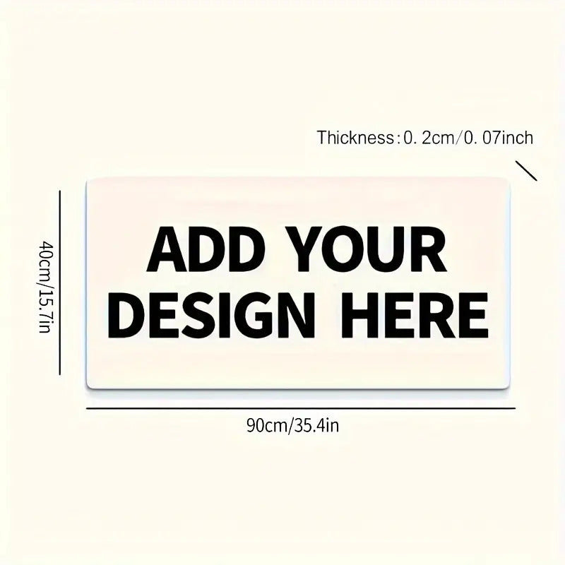 Personalized Large Mouse Pad And Desk Mat with Custom Photo/Text - Features a Non-Slip Base, Perfect for Office, Gaming, Or Home Use - Customize with Your Own Images Or Text - a Great Gift for Professionals And Gamers