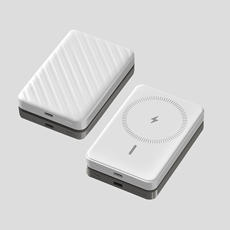 Slim 5000Mah Wireless Power Bank Featuring Magnetic Charging, Capable of 15W Fast Charging for Iphone 16/15/14/13/12 Models, Ideal for Travel, Business Journeys, And Emergency Situations