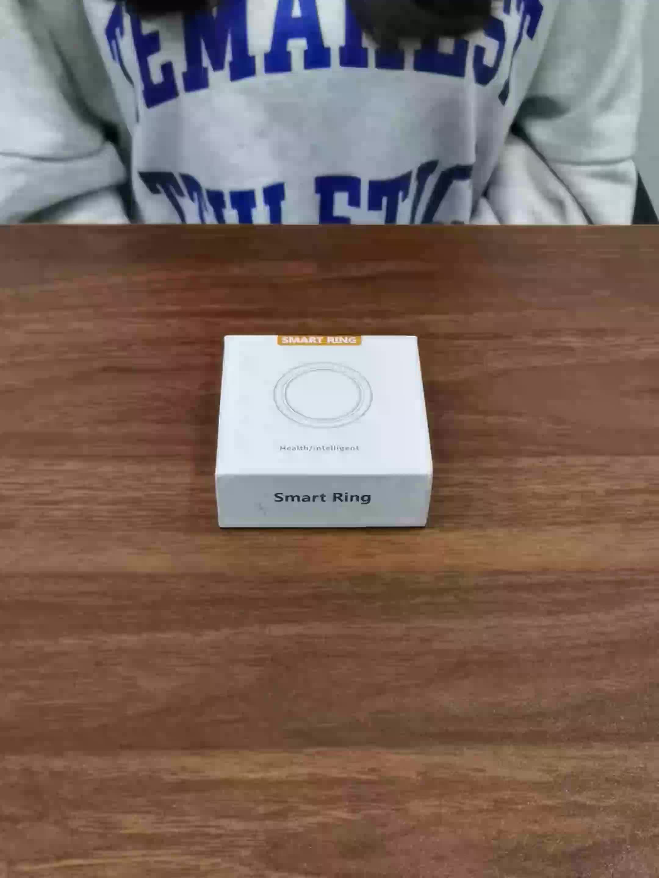 New Smart Ring with Charging Compartment, Fitness, Steps, Distance, Calories, Sleep, Exercise, Compatible with Iphone And Android, USB Charging, Ideal Valentine'S Day/Christmas/New Year Gift