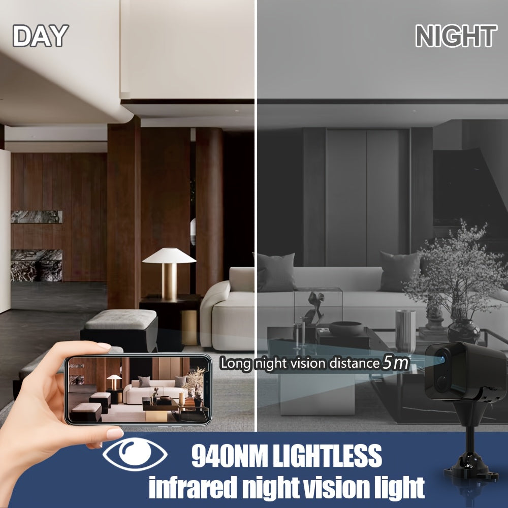 4K, Security Camera, 4G LTE Camera, Wireless Camera With Infrared Night Vision, Rechargeable Battery, Intelligent PIR Human Detection, Two-way Voice Communication, No Need For Wi-Fi, No Need For Power Plug