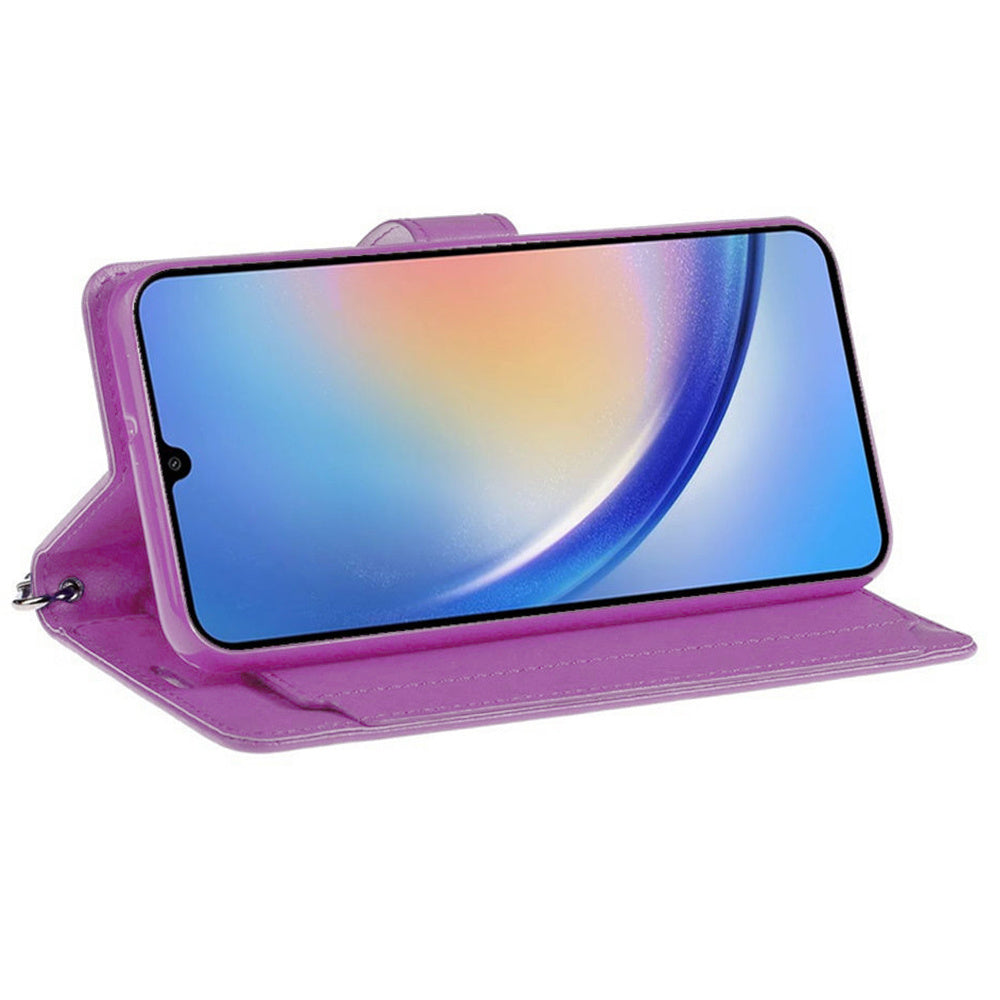 For Motorola Moto G 5G 2025 Phone Case, PU Leather Wallet Stand ID Card Holder Cover