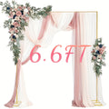 Premium Square Backdrop Support - Flexible, Sturdy, And Portable Rectangular Metal Structure for Weddings, Birthdays, And Event Decorations - Perfect for Photo Booth Backgrounds, Ceremonies, And Garden Arch Decor