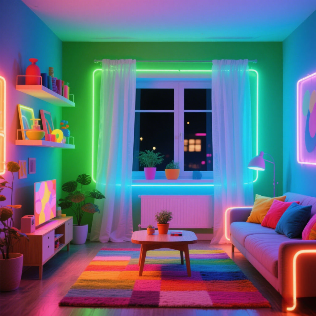 25FT/50FT/60FT/65FT/100FT RGB LED Light Strip, Wireless Music, Synchronized Color Change, Smart APP Control, Remote Control, Infrared Sensing, USB Power Supply, Bedroom Party Room Lighting, Halleween Decoration