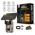 4G/5G LTE Cellular Trail Camera, Trail Camerawithsolar Panels, 1920P Wildlife Monitoring Camera with PIR Motion Sensor, Infrared Night Vision, Two-way Voice, Remote Access, No WiFi Required IP65 (replaceable Within 2 Years)