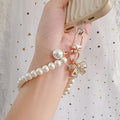 Elegant Butterfly Accessory Set | Phone Lanyard; Beaded Bracelet | Keychain Pendant, Keychain Accessory, Handsfree Hanging, Decorative Charm, Stylish Keychain, Durable Beads, Highquality Charm, Charm Bracelet, Beaded Keyring