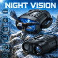 Night Vision Binoculars - 5W IR Night Vision Goggles with 3' IPS Screen, 1080P HD Video, 10X Zoom, 800m Night Range - for Hunting, Camping, Ranch Security, Surveillance, Wildlife Observation, Gift for Men