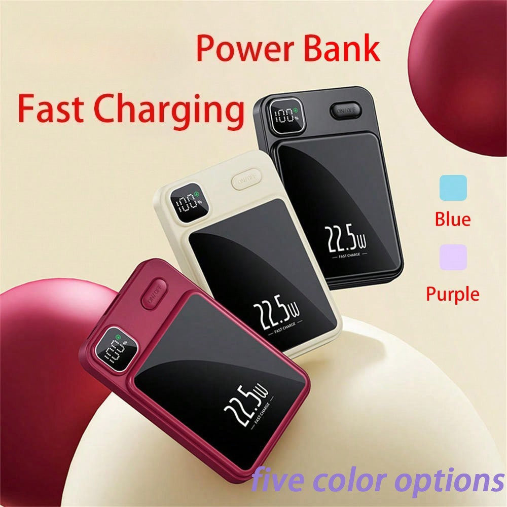 38880mAh Capacity Power Bank, Magnetic Power Bank, Wireless Portable Power Bank 22.5W Ultra Super Fast Charging Magnetic Power Bank for iPhone 17/16/ 15/ 14/ 13/ 12 Pro Max Plus And Android Phones, Outdoor Mobile Power Bank, The Best Gift