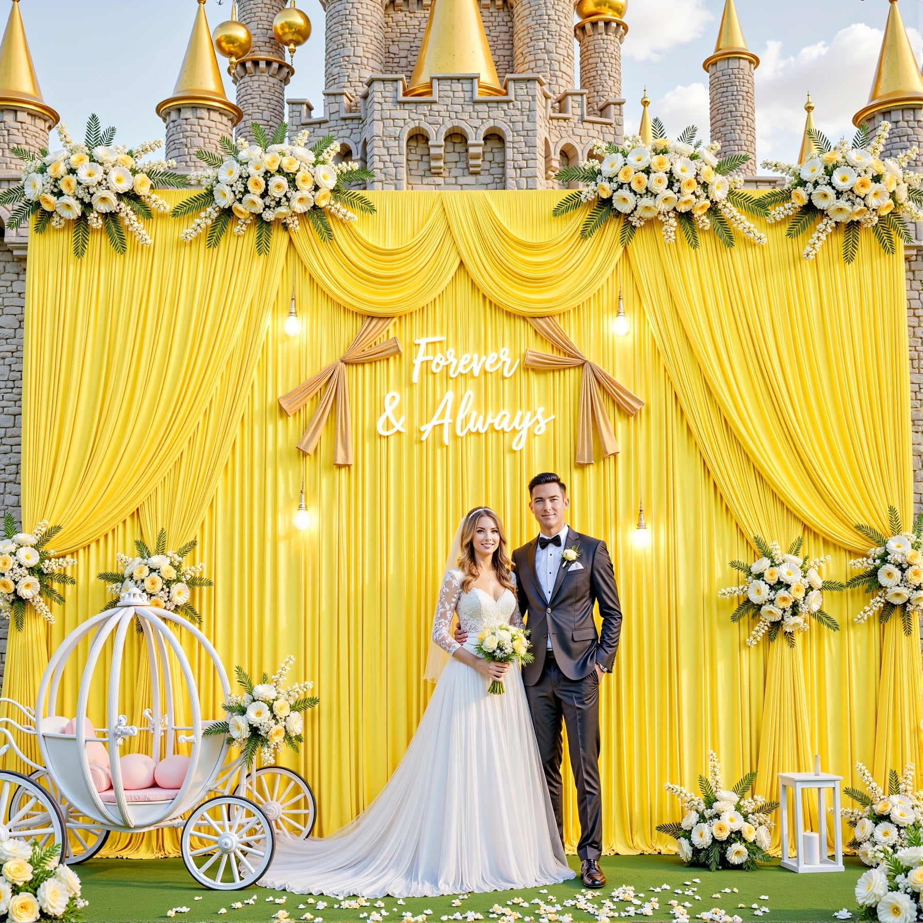 4pcs Of 5ft*10ft Elegant Polyester Spandex Photography Background Cloth, Banquet Decoration Curtains with Pole Bags, Soft And Smooth, Wear-resistant And Wrinkle-resistant, Suitable for Weddings, Birthdays, Banquets, Balls And Other Activities.
