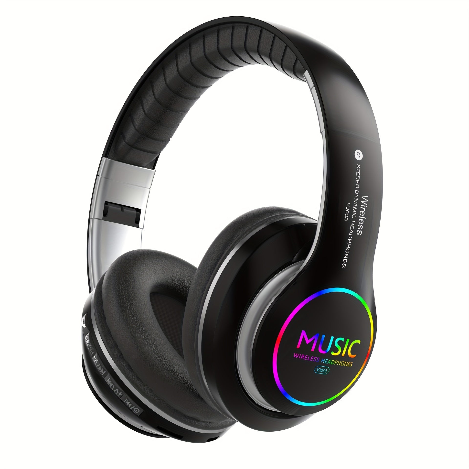 Updated Wireless Headphones And Earbuds Featuring Deep Bass, Lightweight And Foldable Design, Built-In Microphone, Compatible with 3.5Mm Audio Cables, Providing Stereo Sound for Travel, Work, Laptops