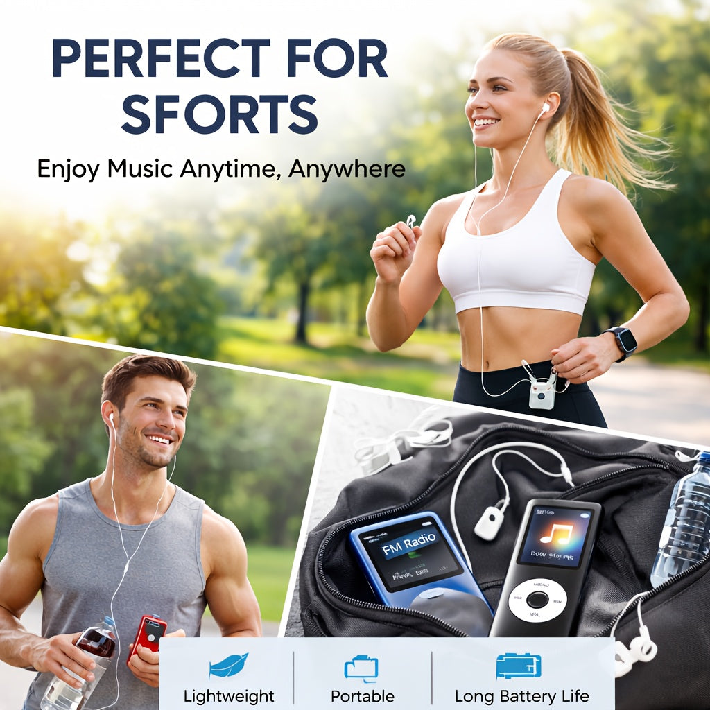 Portable MP3 Music Player with a 1.8-Inch LCD Display
