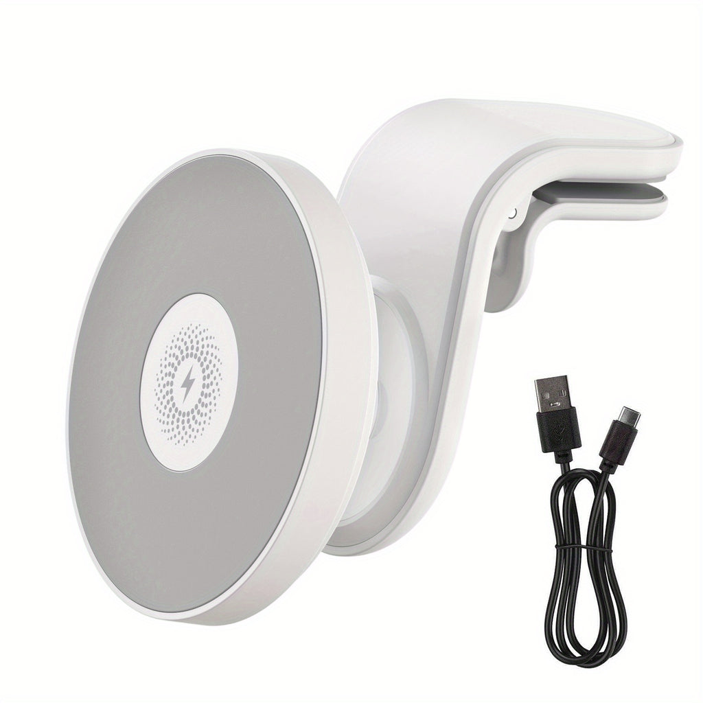 Magnetic Universal Car Phone Holde, 15W Max Fast Wireless Car Charger Mount, Air Vent Holder for iPhone 17/17 Air 16/16 Pro/16 Plus/16promax/15/14/13/12 Series, for Samsung Galaxy And Multiple Devices, Adjustable Viewing Angle, Christmas Gifts