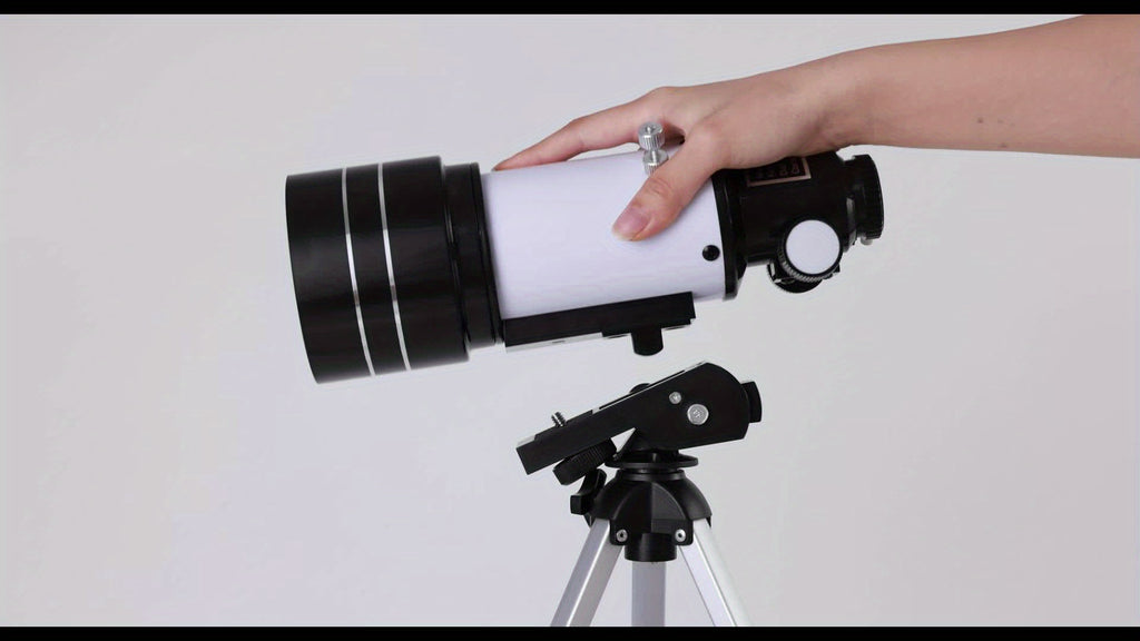 150X Telescope, 70Mm Aperture Telescope Monocular, Portable Astronomical Telescope with 3 Eyepieces, Tripod Phone Holder, Barlow Lens, Perfect for Viewing Nature, Education And Exploration, Easy Installation, Best Valentine Gifts for Lovers