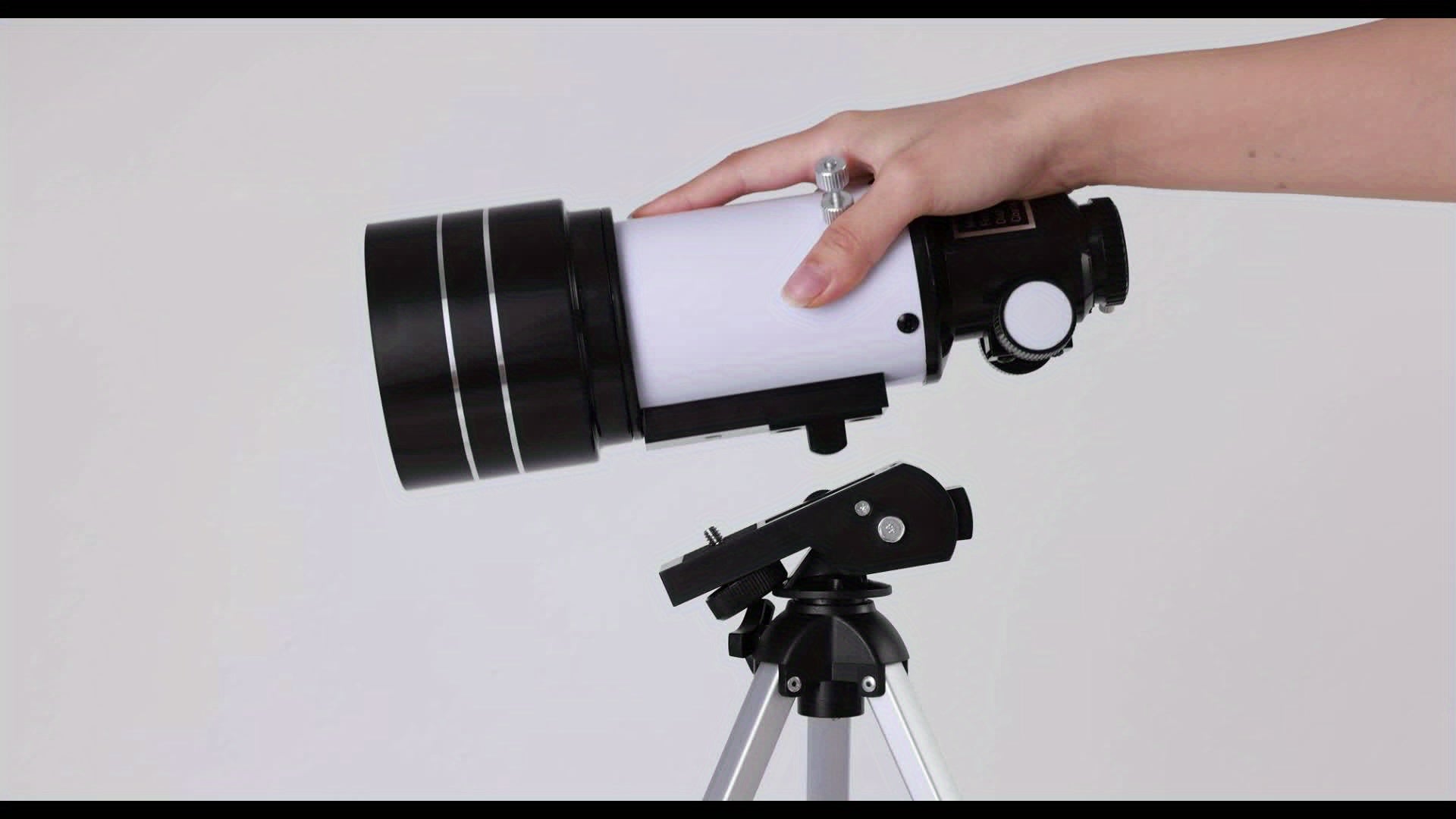 150X Telescope, 70Mm Aperture Telescope Monocular, Portable Astronomical Telescope with 3 Eyepieces, Tripod Phone Holder, Barlow Lens, Perfect for Viewing Nature, Education And Exploration, Easy Installation, Best Valentine Gifts for Lovers