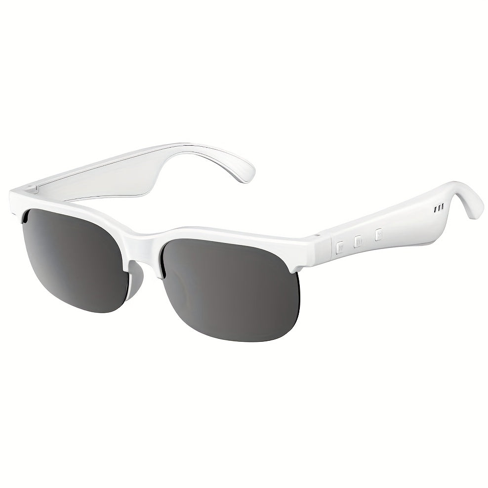 Trendy Eyewear Featuring Wireless Earbuds - Chic, Immersive, Perfect for Music And Phone Calls, Stereo Sound, Glare-Resistant, Ideal for Driving, Sports, Outdoor Activities, And As Gifts for Couples