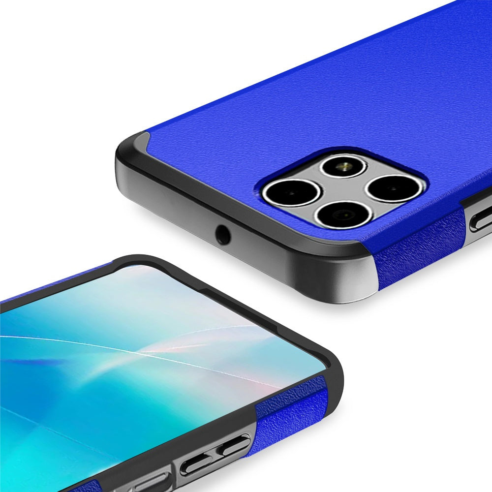 For T-Mobile Revvl 7 5G Phone Case, Dual Layer Hybrid Magnetic Support Shockproof Heavy Duty Cover