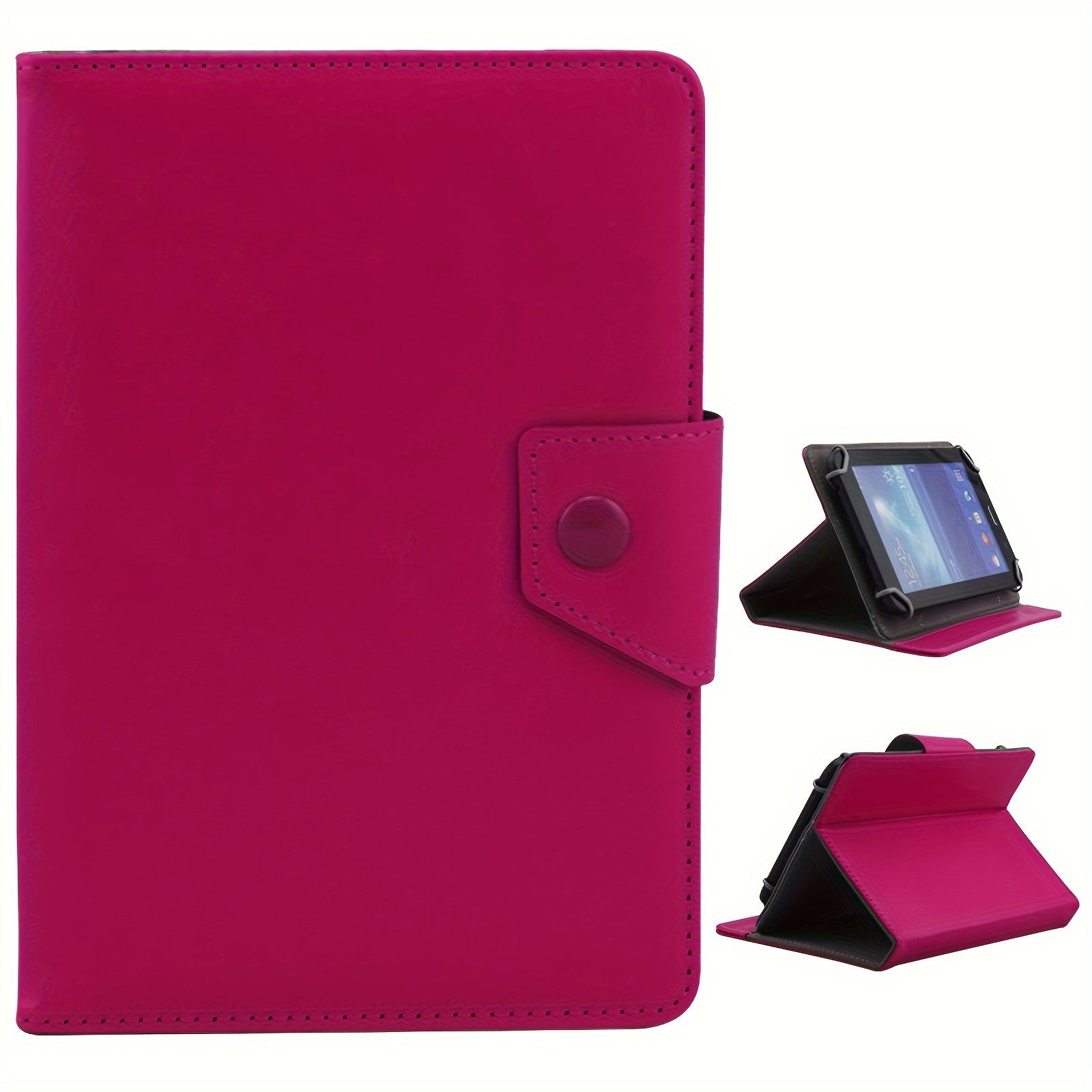 Universal Design Tablet Protective Case for 7-inch, 8-inch, And 10-inch Tablets (tablet Not Included). Features A Modern, Stylish, And Convenient Design with A Magnetic Closure And Material. Please Note That There Is No Camera Hole (ensure Your