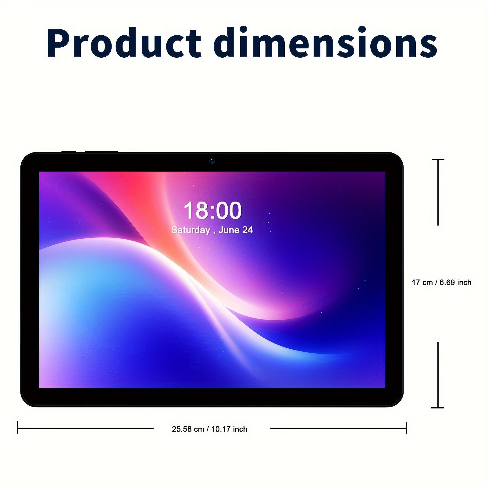 PRITOM Android 14 Tablet 10.1 Inches, 2-In-1 Tablet PC with Keyboard, Mouse, Protective Case, Stylus, 8GB (3GB + 5GB Expansion) RAM, 32GB ROM, Support 1TB Expansion, Dual Camera, Octa-Core Processor CPUA523, Without Wireless Function