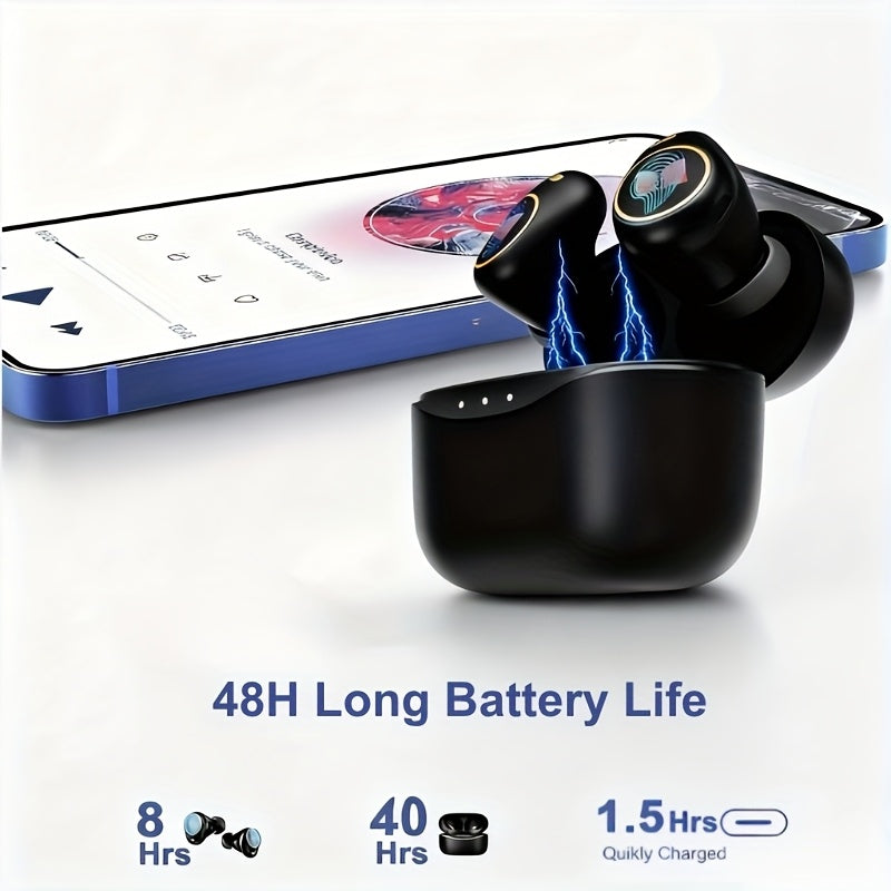 Monster Wireless Earbuds, Featuring True Wireless 5.3 Technology, Come with a Type-C Charging Case, Touch Controls, And Dual Noise-Cancelling Microphones. They Offer High-Fidelity Sound Quality And Are Lightweight And Comfortable