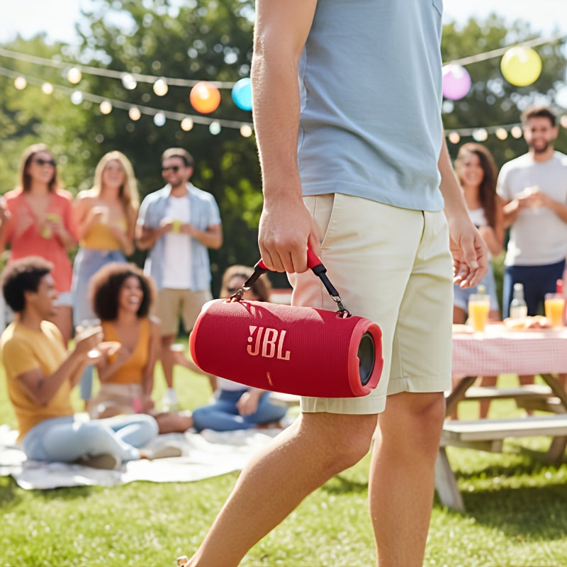 [Portable Bluetooth Speaker] For The JBL Xtreme/Xtreme 2/3/4/5 Portable Bluetooth Speaker Detachable Red Handle Strap(Only Handle Strap, Not Included Speakers) (Red)