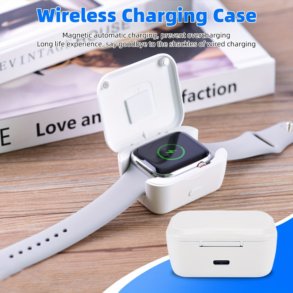 [Thanksgiving Halloween Gift] Portable Watch Charger Wireless Magnetic Power Box, Suitable for Iwatch Series 1/2/3/4/5/6/7/8, Fast Charging, Thanksgiving And Halloween Gift!