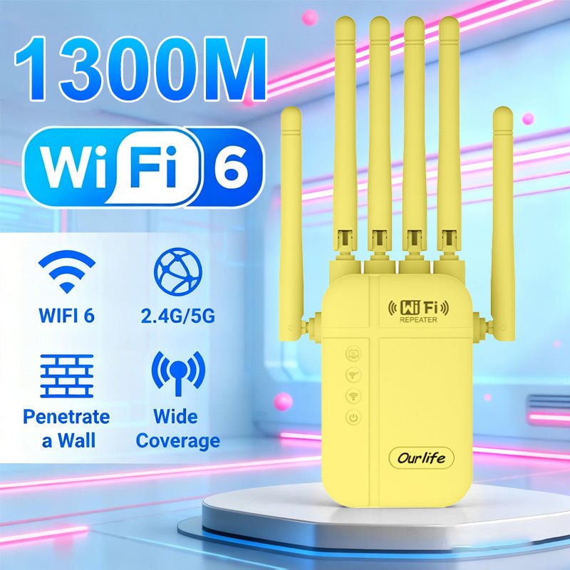 2026 Upgraded WiFi Extender Signal Booster Up To 9000 Sq.ft | Long Range Repeater For Garage, Basement & Yard | 1-Tap Setup, Compatible With Alexa/Ring/Camera | US Warehouse Fast Ship