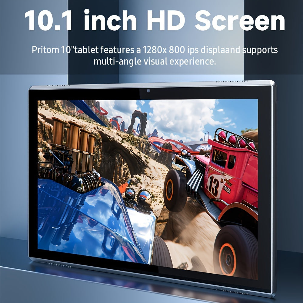 PEICHENG Android 14 Tablet 2024 New 10 Inch Tablet 2GB+4GB RAM + 32GB ROM + 1TB Expanded, Quad-Core, 2.4G/5G WiFi Tablet, IPS Touch Screen Tablets