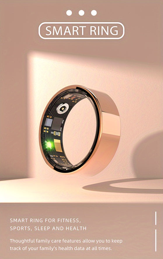 Smart Rings for Women, Fitness Tracker, Health Tracker with Steps, Distance, Calories, Sleep Tracking, Exercise Monitoring, Intelligent Ring Compatible with iPhone Android - Mother's Day Gifts, Boyfriend Gifts, Girlfriend Gifts