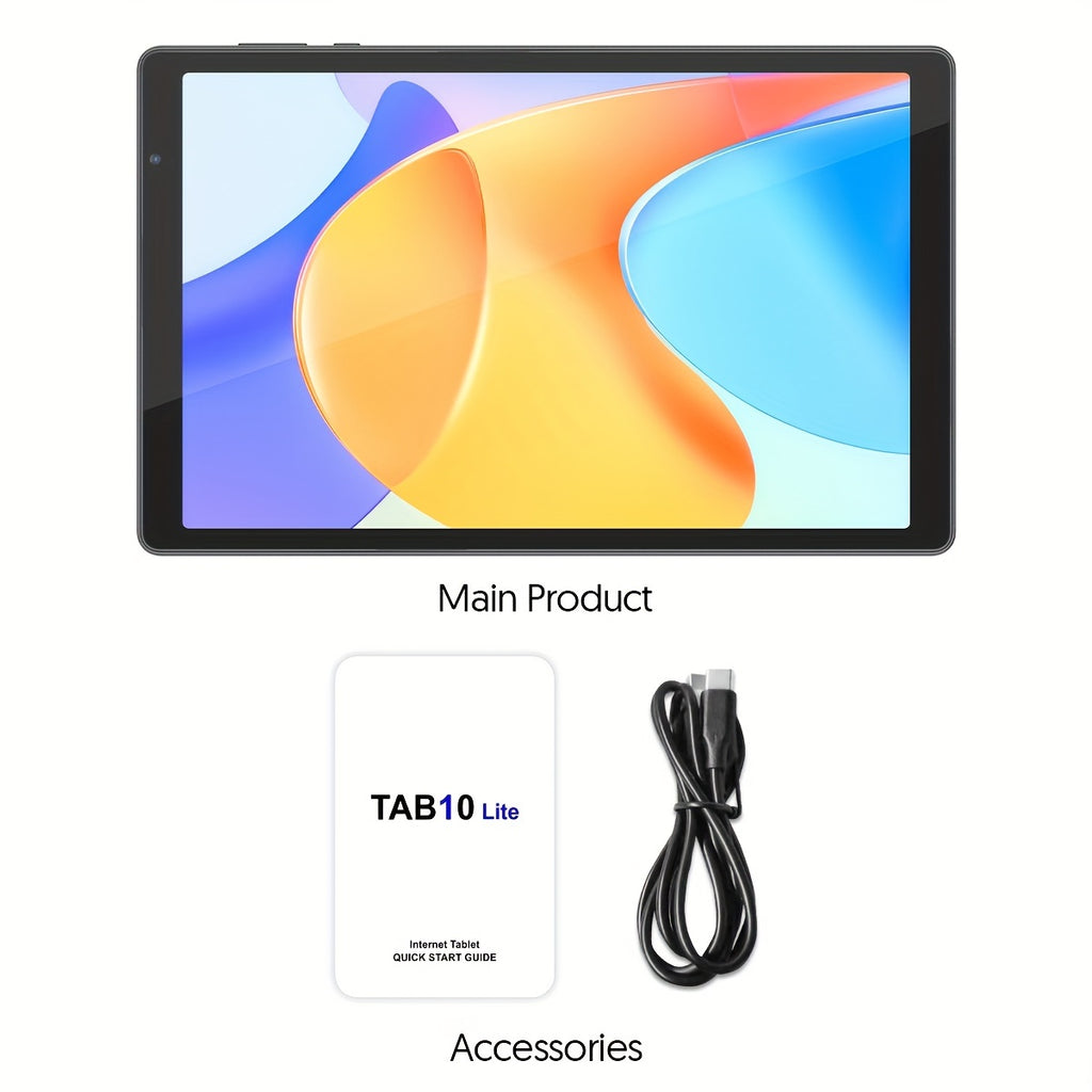 Android 12 Tablet, 10-inch Android Tablet, Quad-core Processor