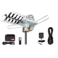 2026 Newest Outdoor TV Antenna,150 Mile Long Range Long Range Smart TV Antenna,Supports 4K 1080P HD Smart TV VHF UHF, for Attic or Outdoor, Easy Setup - Without Pole