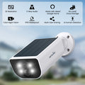 Wansview Solar Security Camera Outdoor, Wireless Security Camera, 2K HD Resolution, Color Night Vision, Two-Way-Audio, Motion Detection, SD Card/Cloud Storage, Compatible with Alexa/Google Home, 1/2/3/4 Solar Cam & 1pc Battery Camera