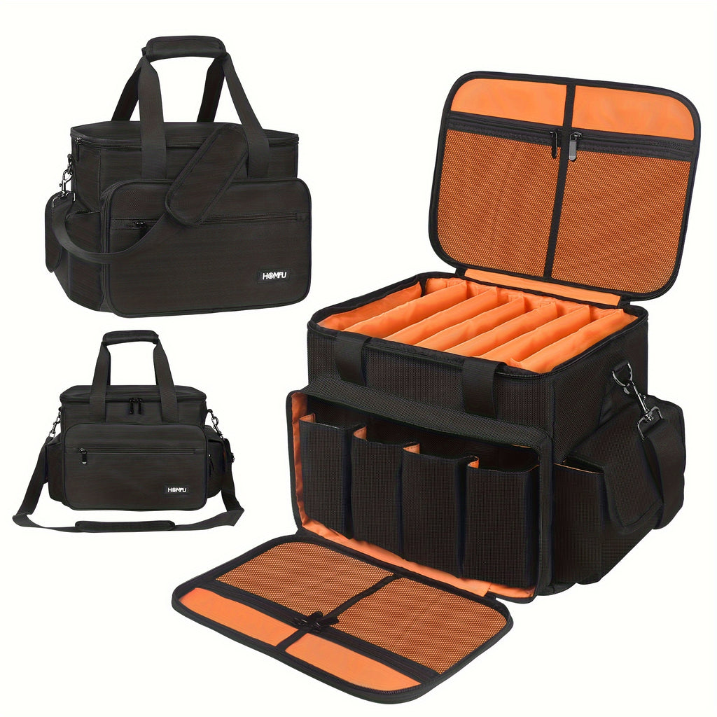 DJ Equipment Carrying Bag with Removable Sections, Ideal for Organizing Cables And Additions for Performances And Travel, Perfect for Musicians And Daily Use