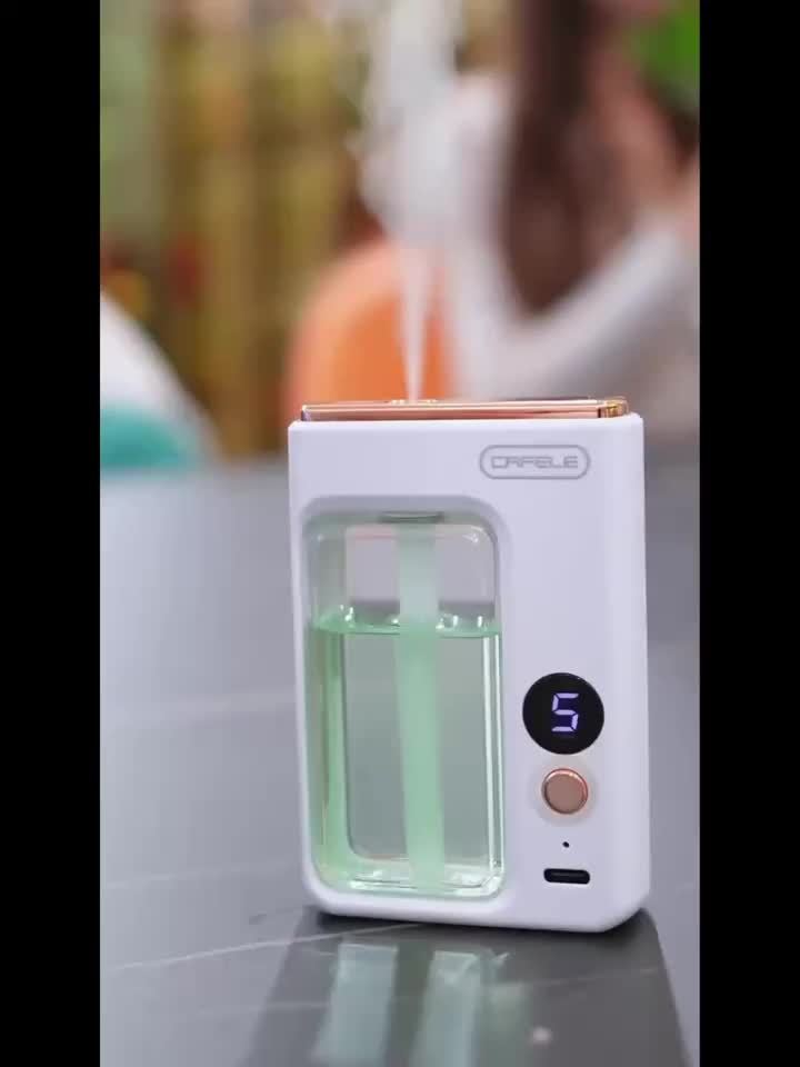 1 Aroma Diffuser + 1/3/5 Bottles Of Perfume Set Diffuser For Home, Large Capacity Diffuser, Bedroom Humidifier, Essential Oil Diffuser With 1/3 Bottles Of Essential Oils, 7-level Adjustment, Usb-Powered Device, Auto Shut-Off