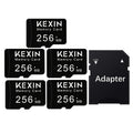 KEXIN 5pcs High-Speed Memory TF Card, - 512MB/256MB/128MB TF Memory Cards for Smartphone, Tablet, Camera, PC, Car Audio, Game Console - Durable & Reliable Multi-Device Storage