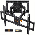 Full Motion TV Wall Mount for 40-85" TVs up to 132 lbs. TV Mount with Dual Articulating Arms, Tool-Free Tilt, Rotate, Extend, Level, Up to VESA 600x400mm, 16" Studs