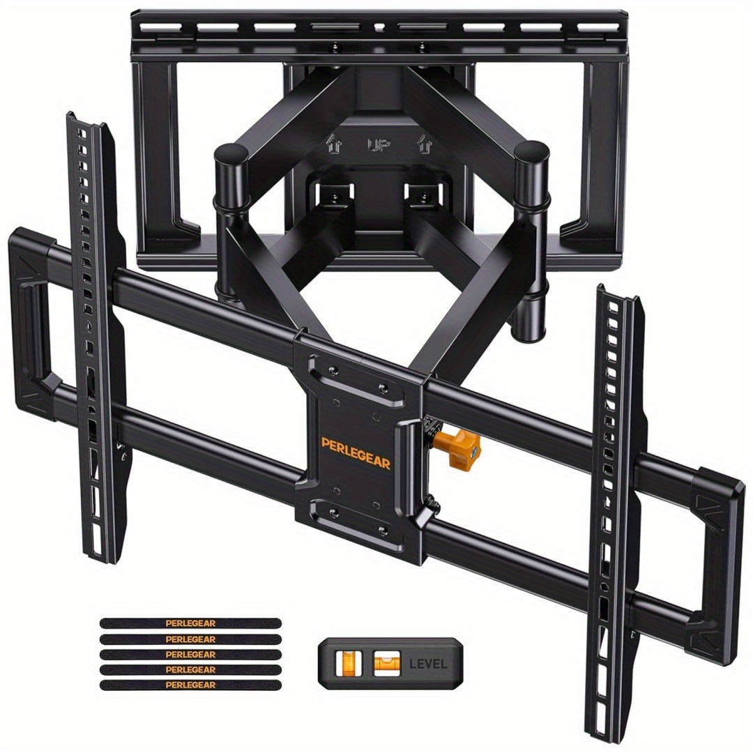 Full Motion TV Wall Mount for 40-85" TVs up to 132 lbs. TV Mount with Dual Articulating Arms, Tool-Free Tilt, Rotate, Extend, Level, Up to VESA 600x400mm, 16" Studs