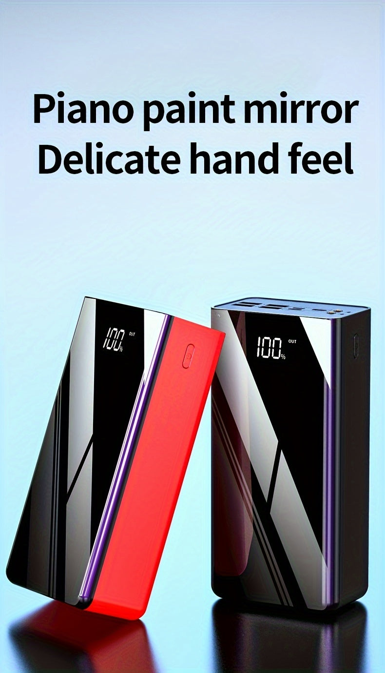 [50000mAh Power Bank] 50000mAh Ultra-High-Capacity Power Bank | Portable with LED Flashlight, Power Display, Multiple Ports | Fast Charging for Smartphones, Devices
